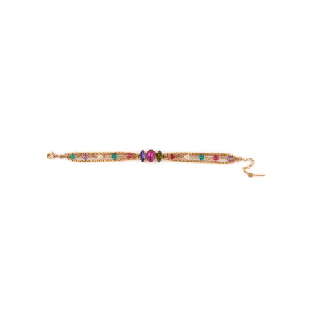 Bracelet original perles et perles de rivière | Bleu65853