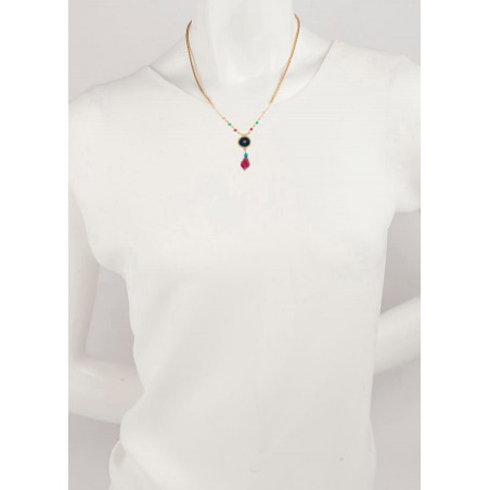 Luxury crystal and velvet necklace | Blue65931