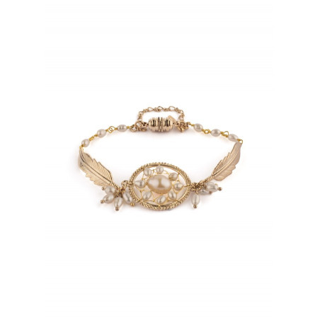 Medium feminine freshwater pearl bracelet | bead
