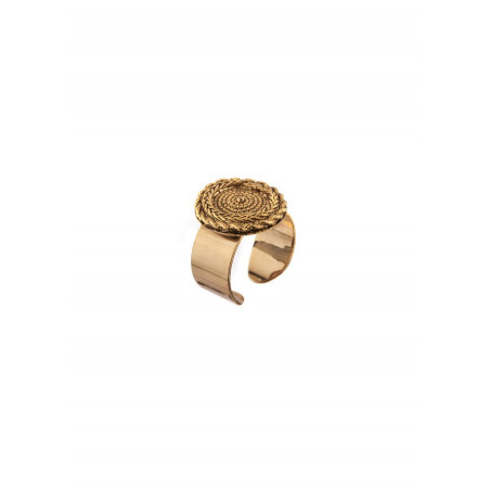 Sunny adjustable metal ring | gold-plated