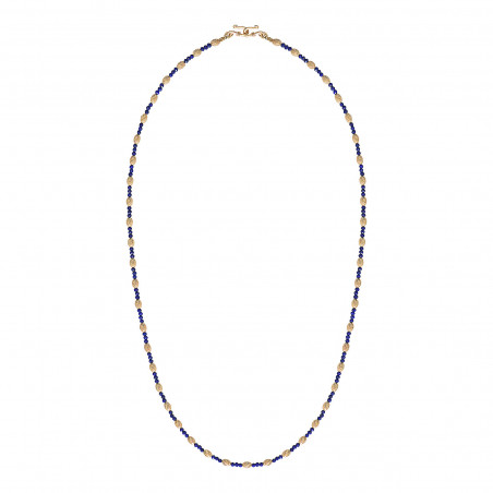 51 cm long lapis lazuli gem necklace | gold-plated85194