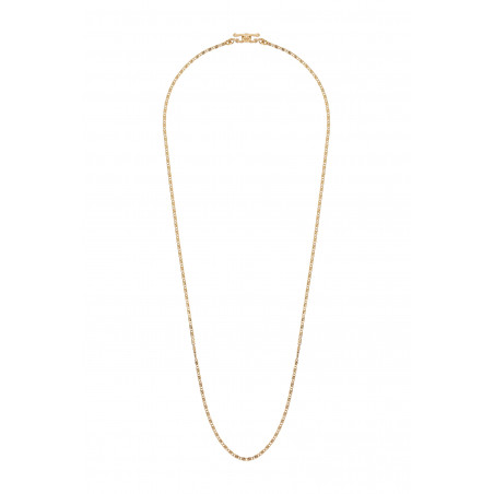 Feminine long chain necklace | gold-plated