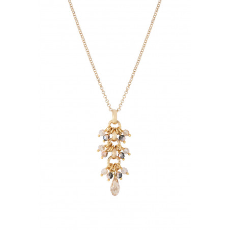 Sophisticated crystal bead pendant | golden85382