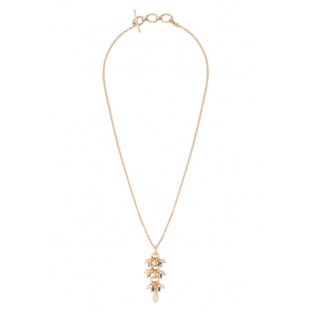 Sophisticated crystal bead pendant | golden85383