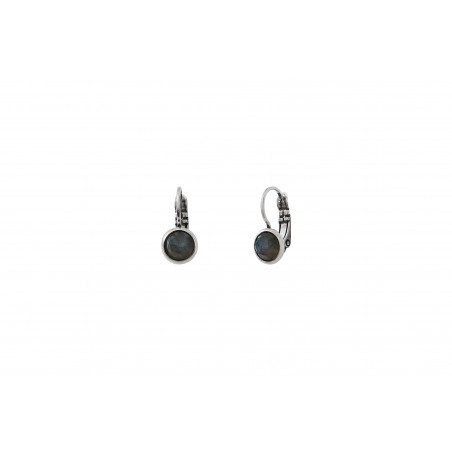 Classic labradorite sleeper earrings| silver-plated85489