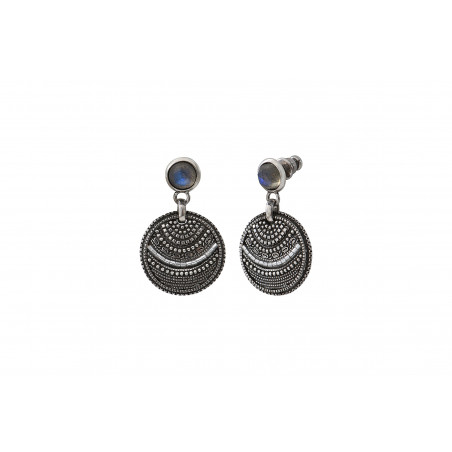 Elegant labradorite earrings for pierced ears | silver85522