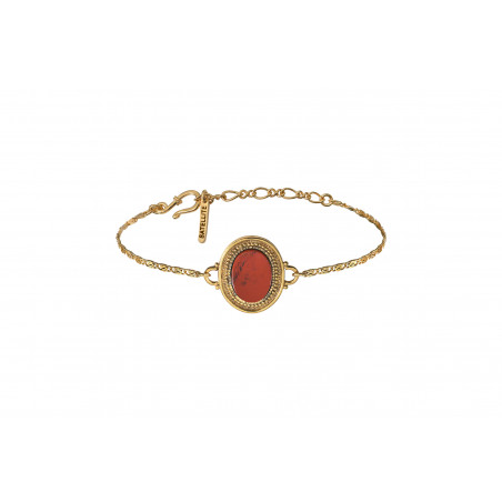 Feminine jasper flexible bracelet| red