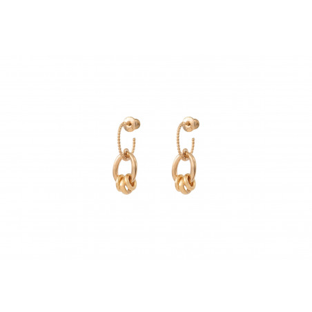 Minimalist hoop earrings | gold-plated