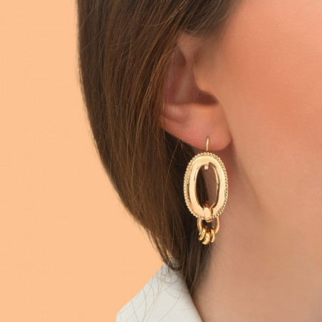 Timeless sleeper earrings I gold-plated86601