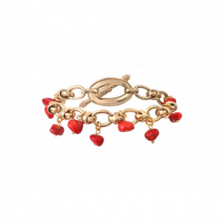 Timeless sea bamboo chain bracelet| red