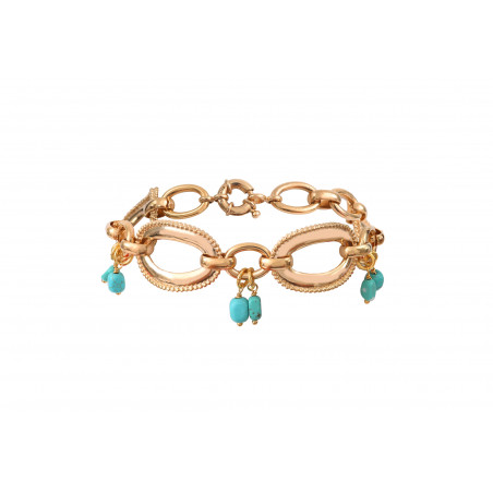 On-trend howlite chain bracelet - blue