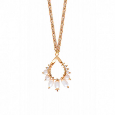 Timeless freshwater pearl sautoir necklace | white