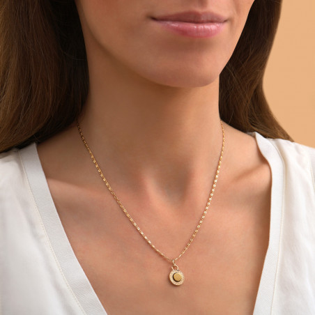 Timeless haematite removable pendant | gold-plated86989