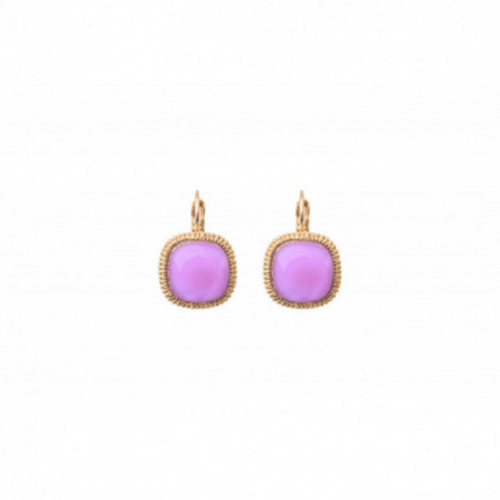 Pop sleeper earrings I purple
