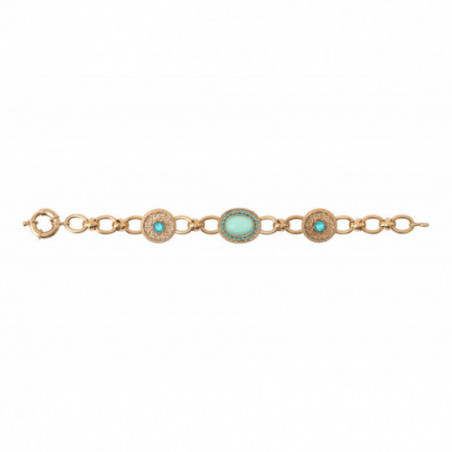 Sophisticated prestige crystal chain bracelet - blue87319