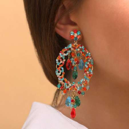 On-trend prestige crystal butterfly fastening earrings | red87480