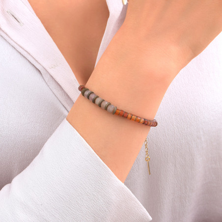 Ethnic carnelian sunstone adjustable bracelet| red88892