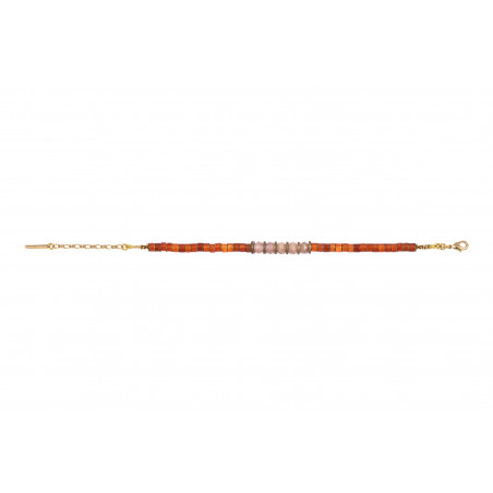 Ethnic carnelian sunstone adjustable bracelet| red88893