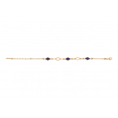 Bracelet ajustable chic cristaux Prestige I bleu89020