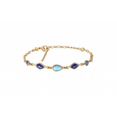 Poetic Prestige crystal adjustable bracelet | blue