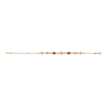 Bracelet ajustable raffiné cristaux Prestige - écaille89029