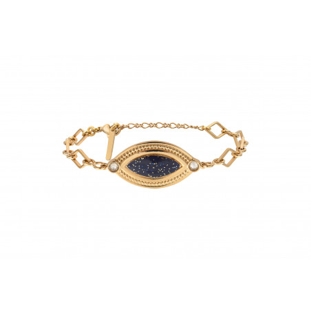 Modern Prestige crystal adjustable bracelet | blue
