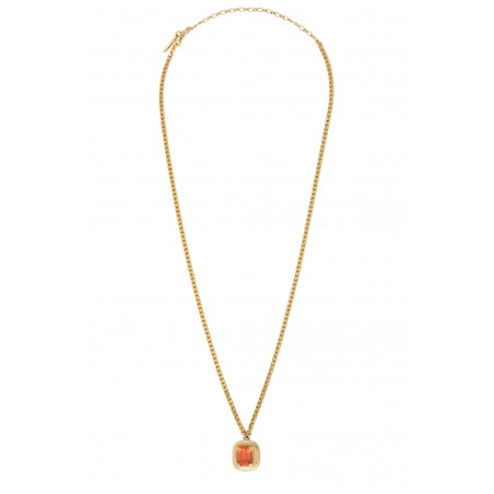Smart Prestige crystal adjustable pendant necklace | pink90742