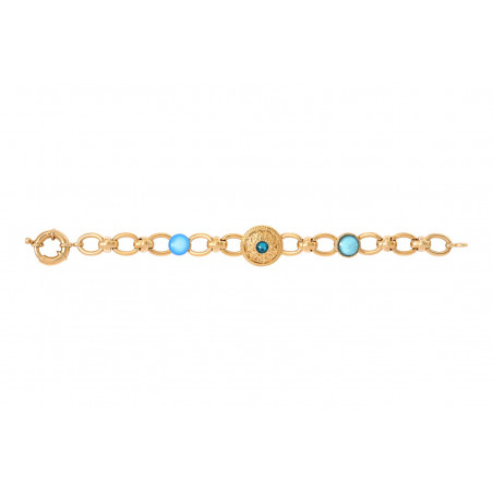 Bracelet chaîne intemporel cristal Prestige I turquoise91522