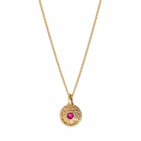 Precious Prestige crystal pendant necklace - pink