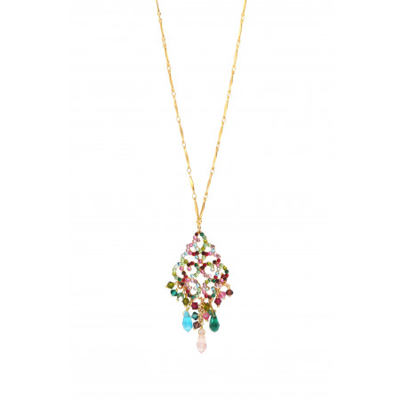 Poetic prestige crystal necklace I multicolored91756