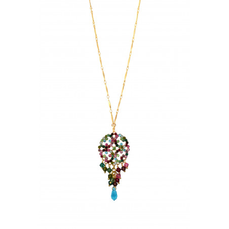 Poetic prestige crystal necklace I multicolored91768