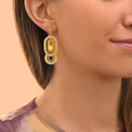 Noor filigree stud earrings - yellow94239