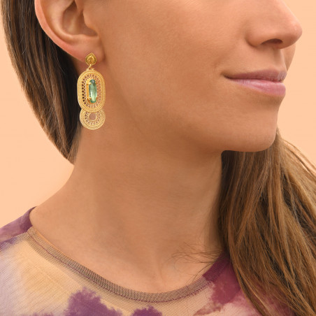 Noor filigree stud earrings - turquoise94245