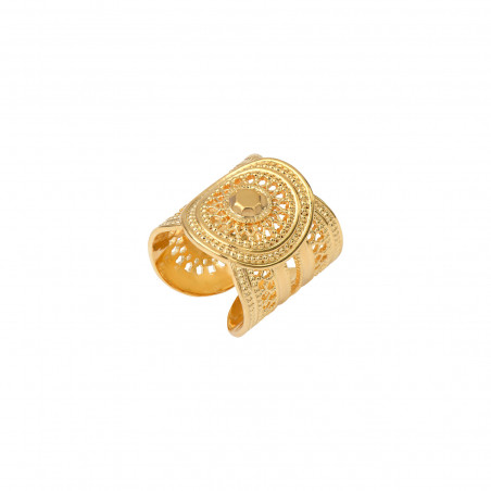 Noor filigree ring medium size - gold
