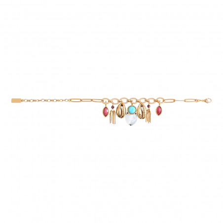 Mindoro mother-of-pearl charm chain bracelet - white94366