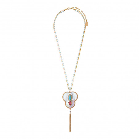 Mindoro mother-of-pearl sautoir necklace - white94393