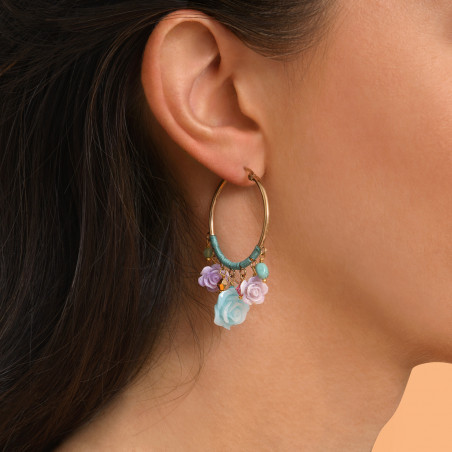 Miraflores hoop earrings - blue94487