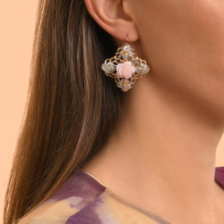 Miraflores sequin sleeper earrings - pink94497