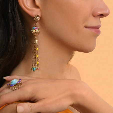 Miraflores long chain earrings - multicoloured94517