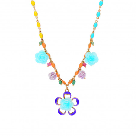 Collier pendentif Miraflores - multicolore