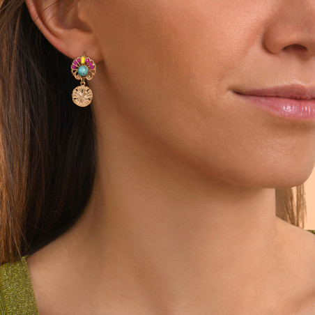 Neiva small sleeper earrings - fluorescent94621