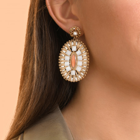Neiva stud earrings - white94643