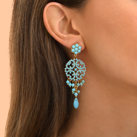 Boucles d'oreilles Chiara - turquoise94757