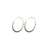 Créoles glamour argentées - Multicolore Multi argent