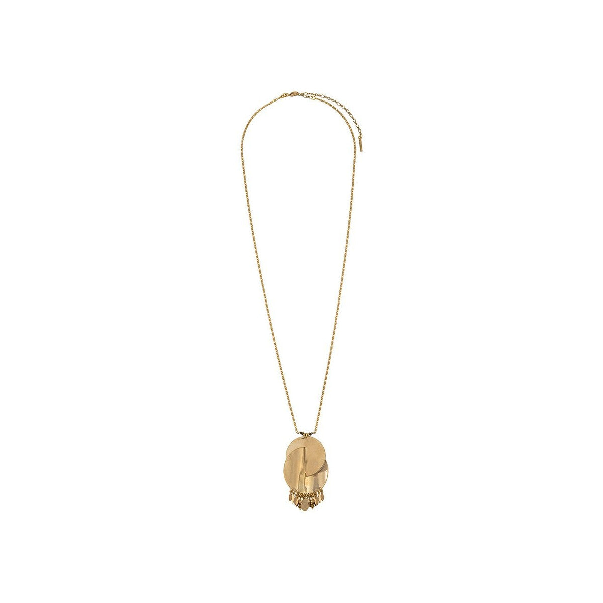Collier sautoir féminin métal et pyrite - doré Or