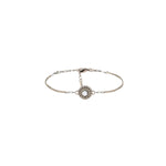Bracelet souple fantaisie nacre et perles du Japon - blanc Blanc argent
