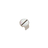 Bague large moderne ajustable nacre et métal - blanc Blanc argent