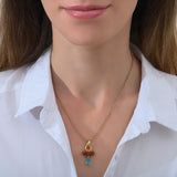 Pendentif festif perles cristal - multicolore Multi