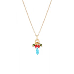 Pendentif festif perles cristal - multicolore Multi