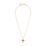 Pendentif festif perles cristal - multicolore Multi